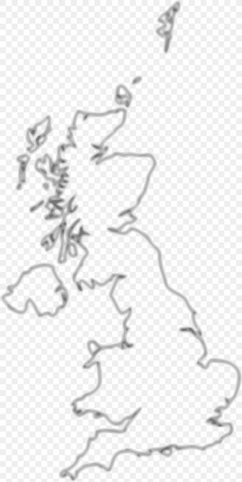 England British Isles Blank Map Clip Art, PNG, 1206x2400px, England, Area, Art, Black, Black And White Download Free