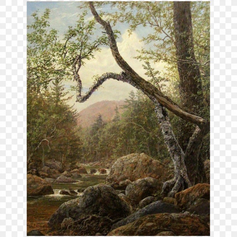 Mount Washington Oil Painting Echo Lake Ammonoosuc River, PNG, 1023x1023px, Mount Washington, Albert Bierstadt, Art, Artist, Bank Download Free