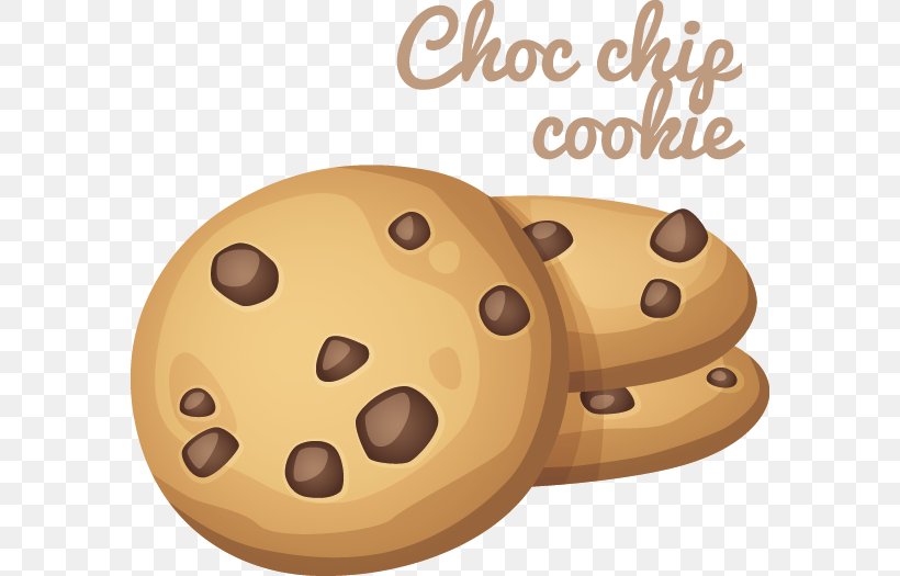Chocolate Chip Cookie Cartoon Clip Art, PNG, 582x525px, Chocolate Chip