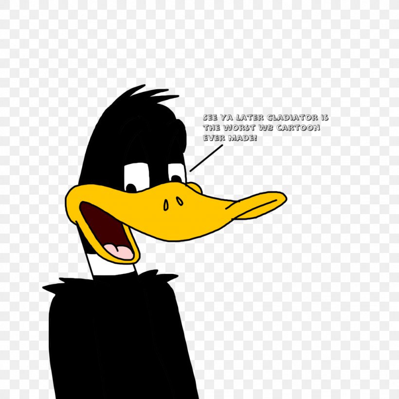 Daffy Duck Looney Tunes Drawing Animation, PNG, 1024x1024px, Daffy Duck, Animated Cartoon, Animation, Art, Beak Download Free