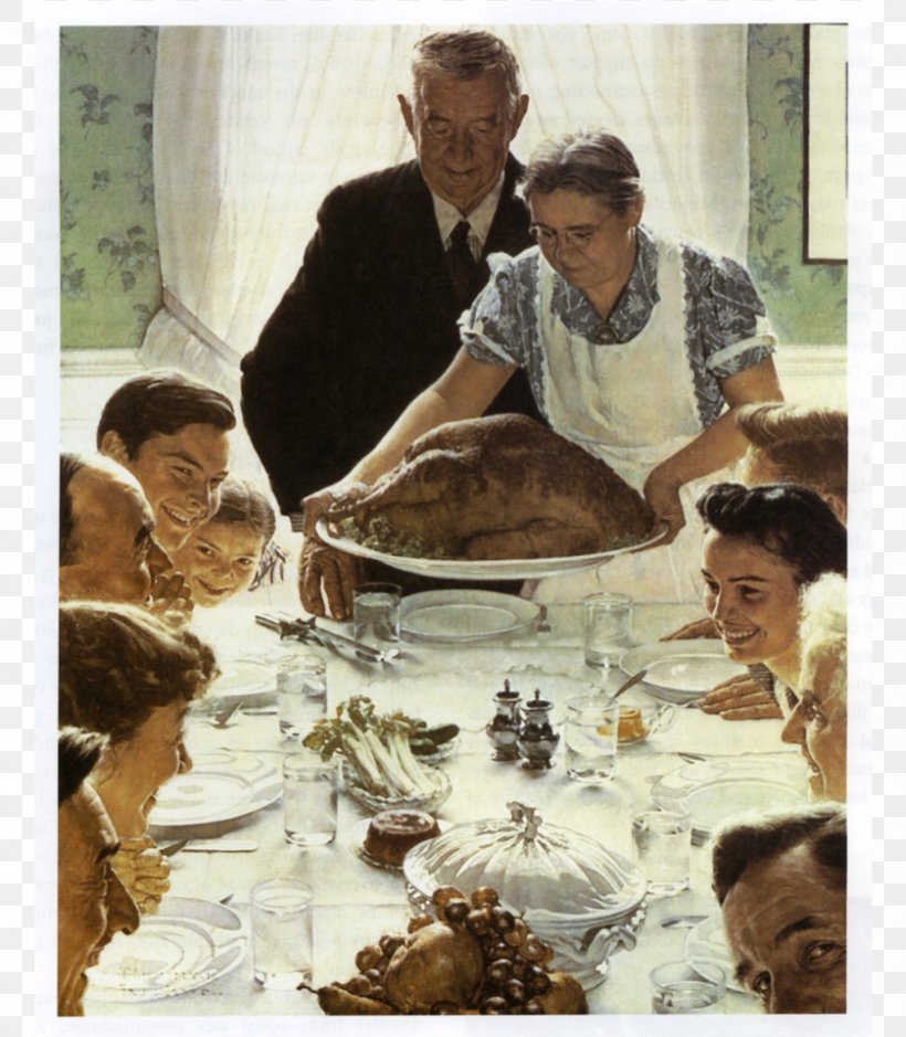 Freedom From Want Norman Rockwell Paintings Thanksgiving Art, PNG, 839x961px, Freedom From Want, Art, Artist, Arts, Carnivoran Download Free