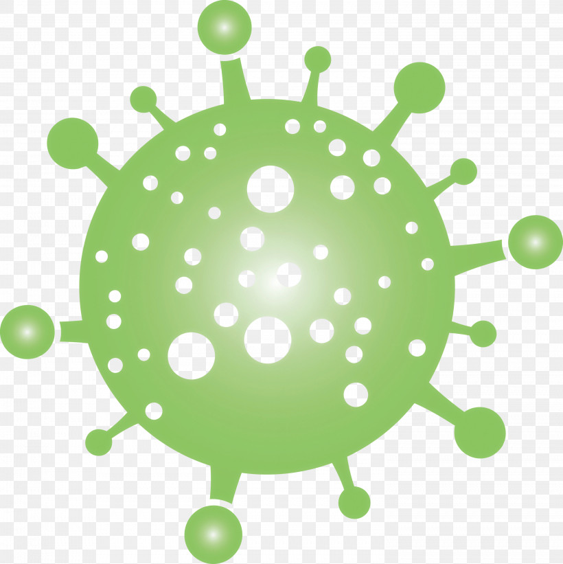 Bacteria Germs Virus, PNG, 2993x3000px, Bacteria, Circle, Germs, Green, Virus Download Free