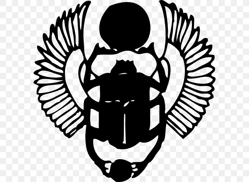 Beetle Scarab Ancient Egypt Drawing Clip Art, PNG, 600x599px, Beetle, Ancient Egypt, Artwork, Black And White, Drawing Download Free