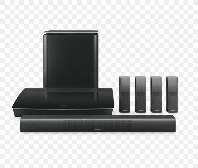 Home Theater Systems 5.1 Surround Sound Bose Corporation Center Channel Loudspeaker, PNG, 1000x852px, 51 Surround Sound, Home Theater Systems, Bose Corporation, Bose Lifestyle 650, Center Channel Download Free