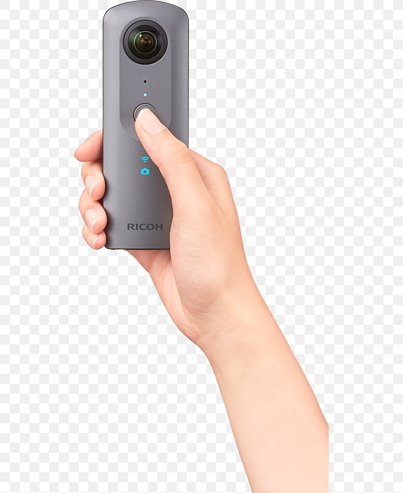 Omnidirectional Camera Ricoh Immersive Video Photography, PNG, 519x1002px, Camera, Communication Device, Electronic Device, Electronics, Electronics Accessory Download Free