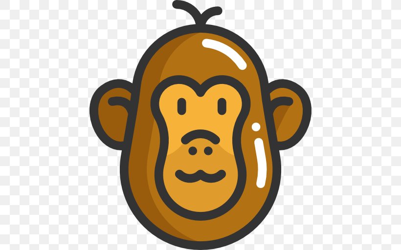 Primate Monkey Icon, PNG, 512x512px, Primate, Carnivoran, Entertainment, Mammal, Monkey Download Free