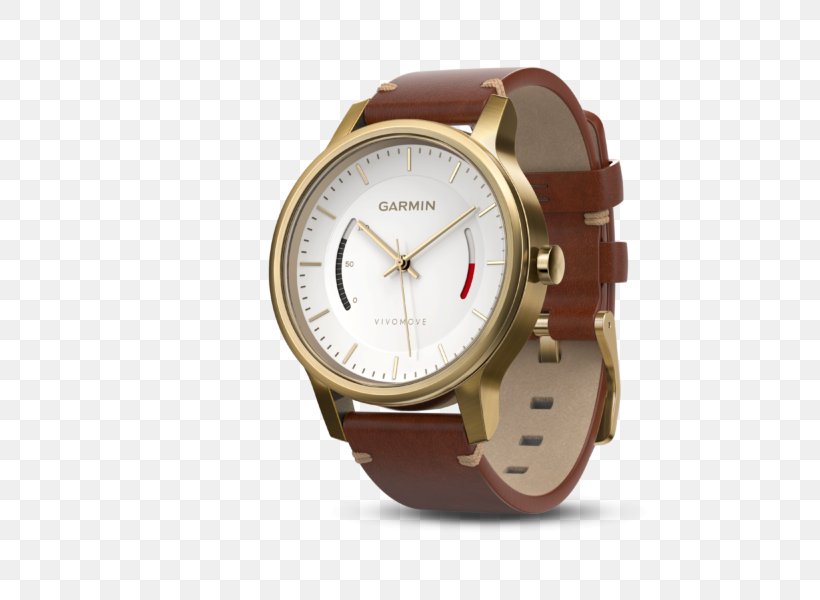 Activity Tracker Garmin Vívomove HR Garmin Ltd. Strap Steel, PNG, 600x600px, Activity Tracker, Brand, Brown, Garmin Ltd, Gold Download Free