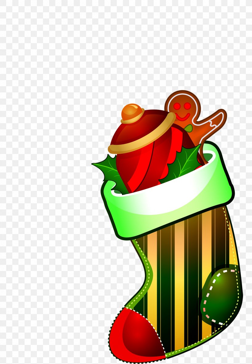 Christmas Santa Claus Sock Clip Art, PNG, 1300x1875px, Christmas, Art, Christmas Ornament, Christmas Stocking, Fictional Character Download Free