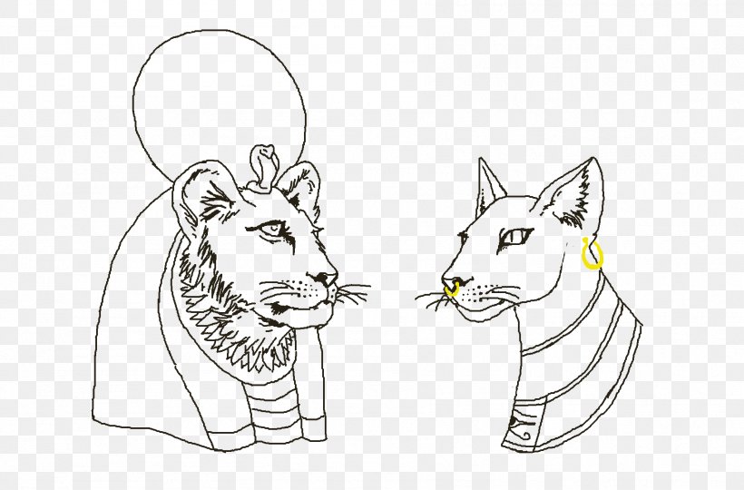 Bastet Tattoo Sekhmet Whiskers Cat, PNG, 1794x1182px, Bastet, Artwork, Big Cats, Bird, Black Download Free