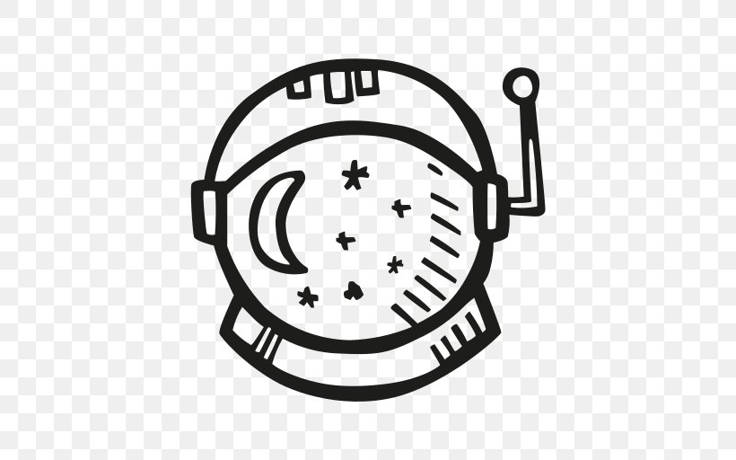 Astronaut Clip Art, PNG, 512x512px, Astronaut, Area, Black And White, Brand, Commercial Astronaut Download Free
