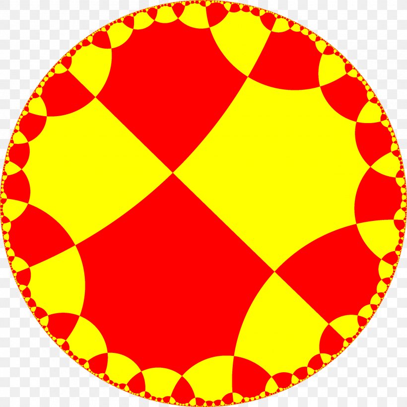 Circle Point Tessellation Symmetry Hyperbolic Geometry, PNG, 2520x2520px, Point, Area, Ball, Euclidean Geometry, Football Download Free