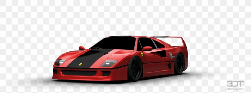 Ferrari F40 Model Car Automotive Design, PNG, 1004x373px, Ferrari F40, Auto Racing, Automotive Design, Automotive Exterior, Brand Download Free