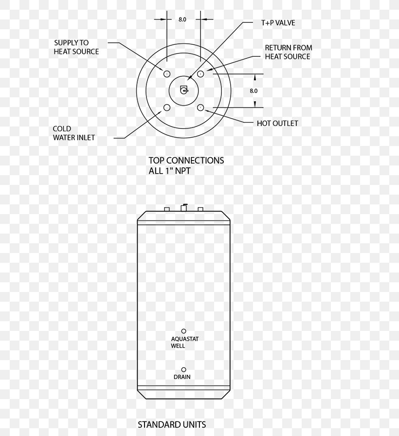 Water Heating Hot Water Storage Tank Stainless Steel, PNG, 747x896px, Water Heating, Area, Black And White, Brand, Diagram Download Free