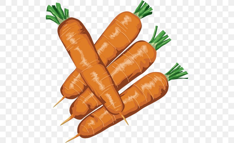 Baby Carrot Knackwurst Bockwurst Hot Dog, PNG, 500x500px, Baby Carrot, Bockwurst, Bologna Sausage, Breakfast Sausage, Carrot Download Free