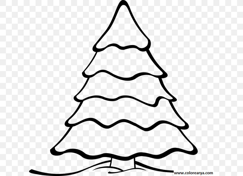 Christmas Tree Line Drawing, PNG, 624x594px, Christmas Day, Architecture, Blackandwhite, Branch, Christmas Download Free