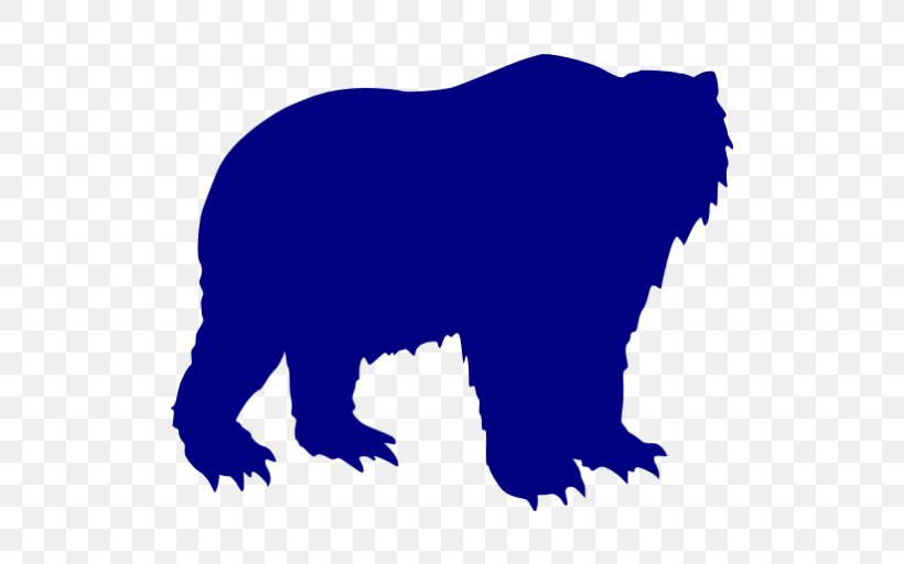 Polar Bear American Black Bear Kodiak Bear Clip Art, PNG, 512x512px, Bear, American Black Bear, Animal, Brown Bear, Canidae Download Free