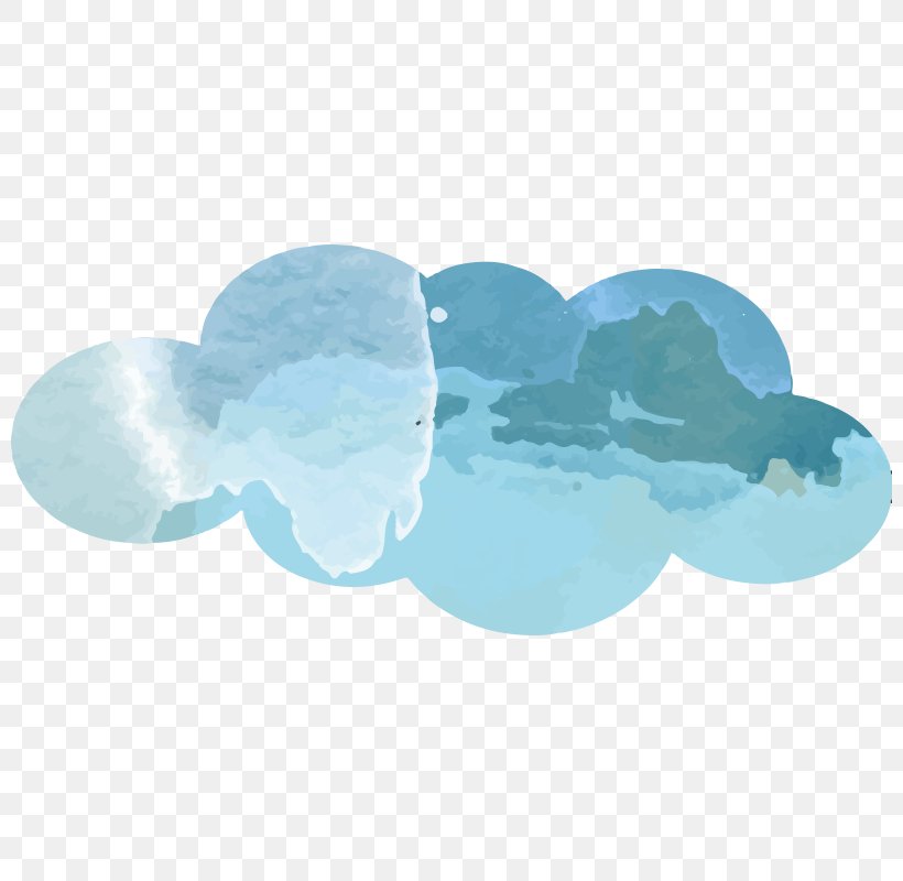 Watercolor Painting Cloud, PNG, 800x800px, Watercolor Painting, Aqua, Artworks, Blue, Cloud Download Free
