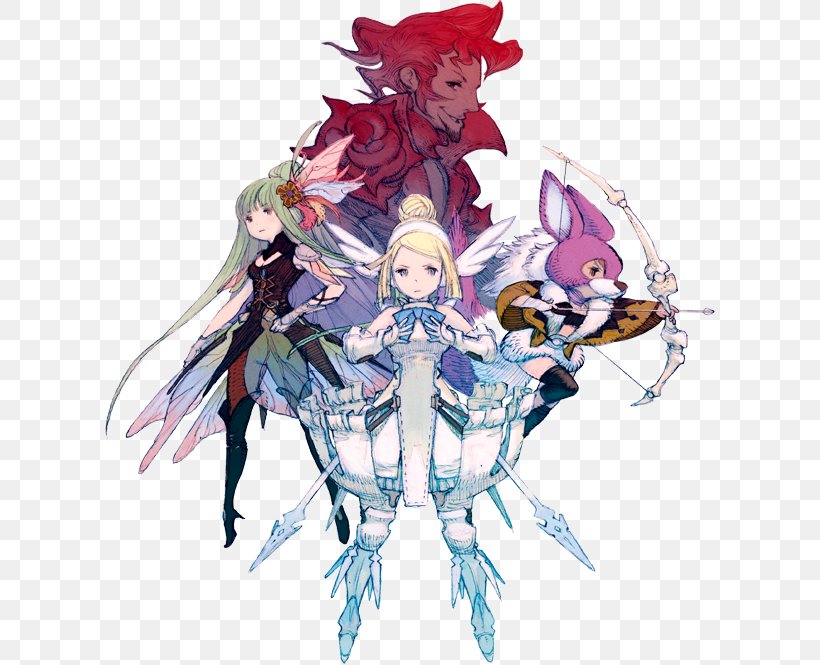 Bravely Default Bravely Second: End Layer Video Game Role-playing Game Square Enix, PNG, 610x665px, Watercolor, Cartoon, Flower, Frame, Heart Download Free