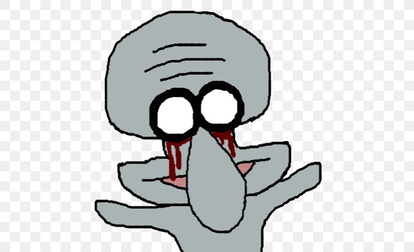 Squidward Tentacles Plankton And Karen Patrick Star Mr. Krabs Creepypasta, PNG, 500x500px, Watercolor, Cartoon, Flower, Frame, Heart Download Free
