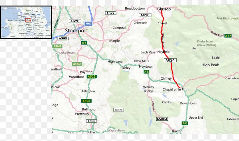 A624 Road A57 Road Highways England Trunk Road, PNG, 1655x979px, A57 Road, Area, Controlledaccess Highway, Glossop, Highways England Download Free