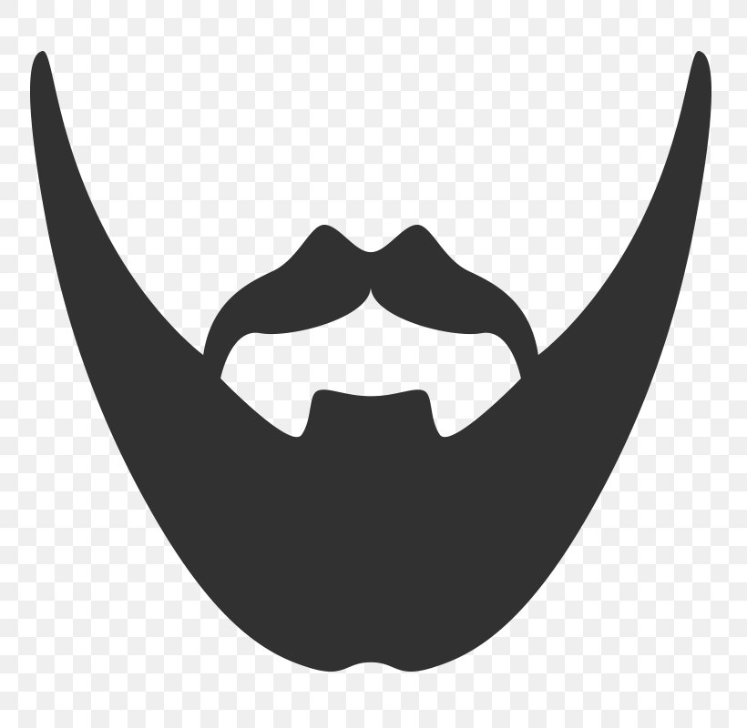 Beard Facial Hair Vector Graphics Moustache, PNG, 800x800px, Beard, Blackandwhite, Chin, Emblem, Eyewear Download Free