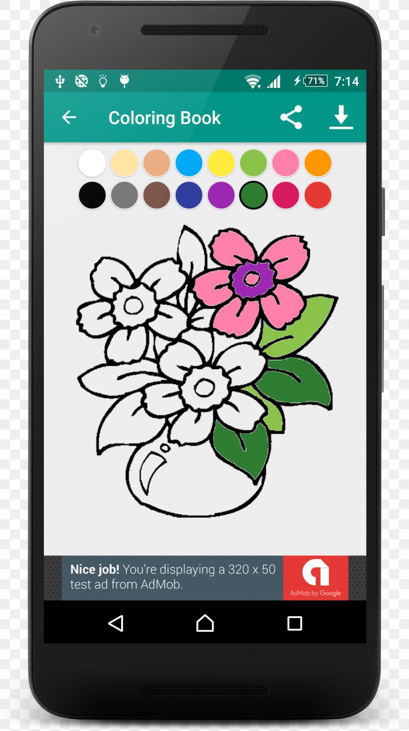 Feature Phone Smartphone Coloring Book Android Mobile Phones, PNG, 1370x2446px, Feature Phone, Android, Android Studio, Book, Cellular Network Download Free