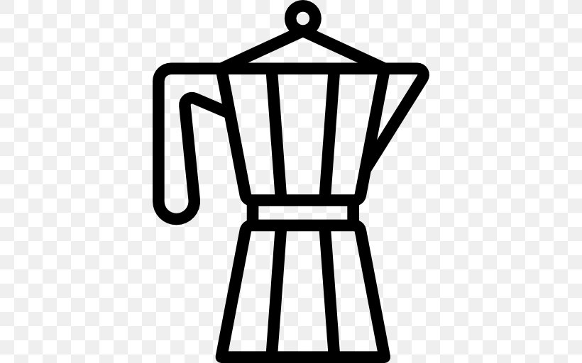 Cafe Coffeemaker Moka Pot Espresso, PNG, 512x512px, Cafe, Area, Black, Black And White, Brewed Coffee Download Free