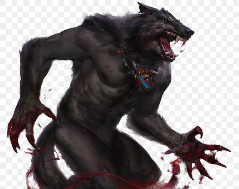 Werewolf: The Forsaken Werewolf: The Apocalypse Gray Wolf Dungeons & Dragons, PNG, 789x649px, Werewolf, Art, Concept Art, Demon, Dungeons Dragons Download Free