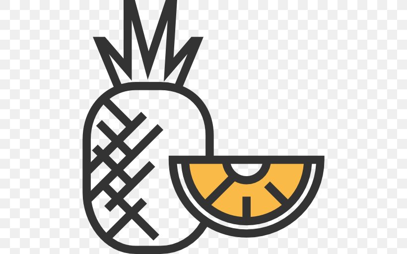Pineapple Clip Art, PNG, 512x512px, Pineapple, Area, Black And White, Brand, Dessert Download Free