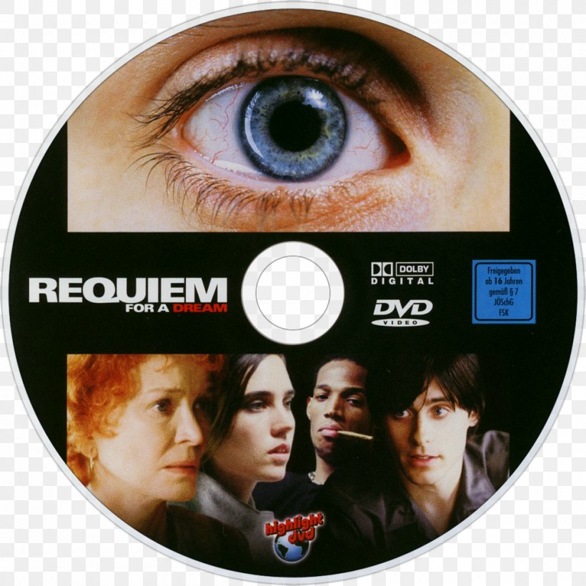 Requiem For A Dream Jared Leto Ray DVD Cop Land, PNG, 1000x1000px, 2000, Requiem For A Dream, Compact Disc, Darren Aronofsky, Dvd Download Free