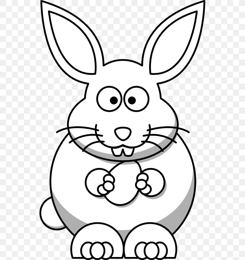 White Rabbit Easter Bunny Hare Clip Art, PNG, 555x870px, White Rabbit, Area, Black And White, Coloring Book, Domestic Rabbit Download Free