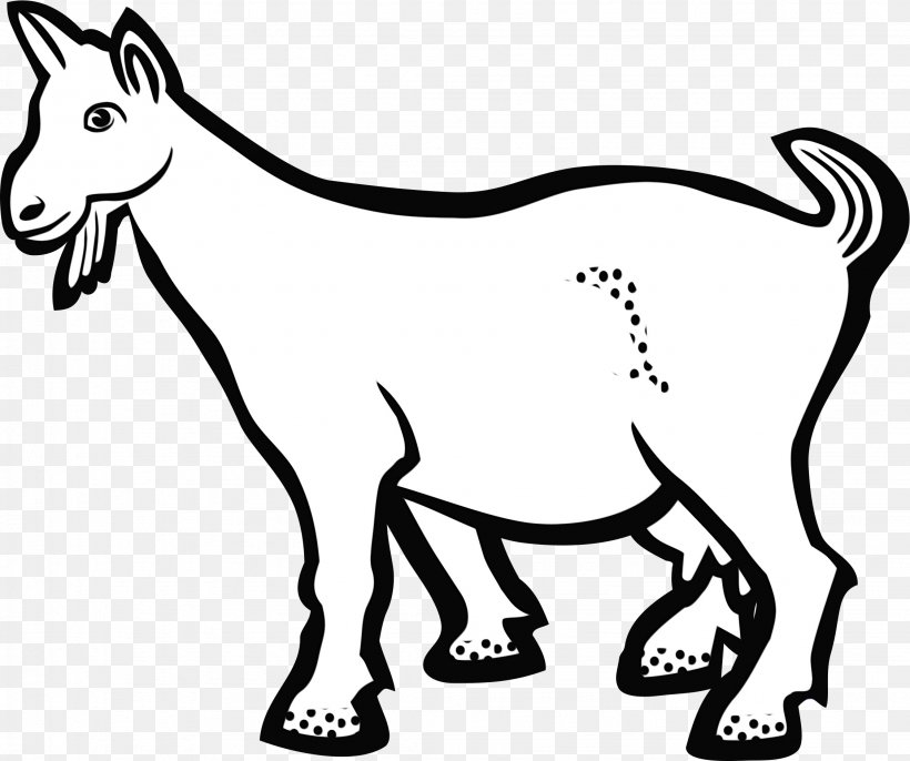 Goat Clip Art Vector Graphics Openclipart, PNG, 2251x1885px, Goat, Animal Figure, Black And White, Blackandwhite, Bovine Download Free