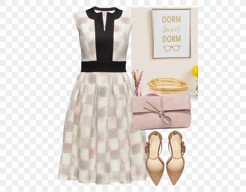Dress Polka Dot High-heeled Footwear Clothing Fashion, PNG, 538x641px, Dress, Clothing, Cocktail Dress, Day Dress, Dress Code Download Free