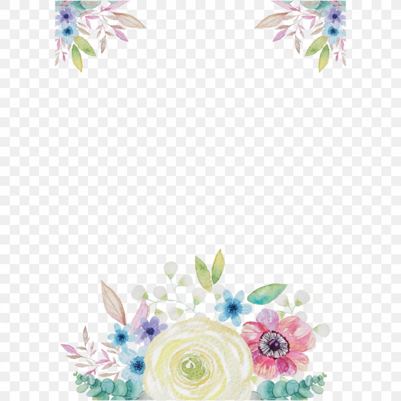 Watercolour Flowers Clip Art Desktop Wallpaper Floral Design, PNG, 983x983px, Watercolour Flowers, Cut Flowers, Decorative Arts, Flora, Floral Design Download Free