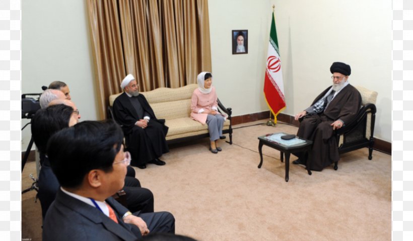 Supreme Leader Of Iran Diplomat President Of South Korea, PNG, 860x504px, Iran, Afternoon, Ali Khamenei, Communication, Conversation Download Free