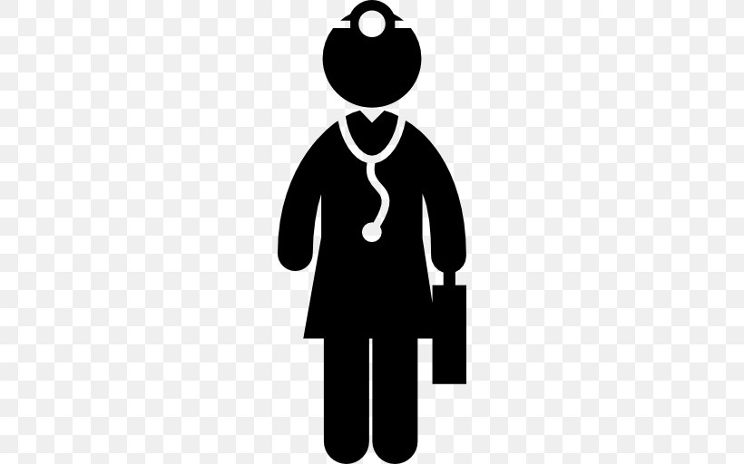 Physician Medicine, PNG, 512x512px, Physician, Attending Physician, Black And White, Doctor Of Medicine, Gentleman Download Free