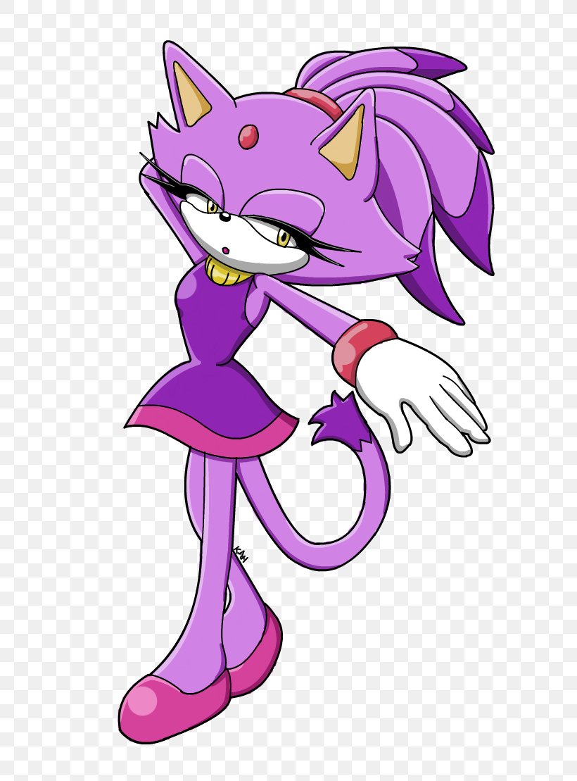 Sonic The Hedgehog Blaze The Cat Rouge The Bat Amy Rose, PNG, 720x1109px, Watercolor, Cartoon, Flower, Frame, Heart Download Free