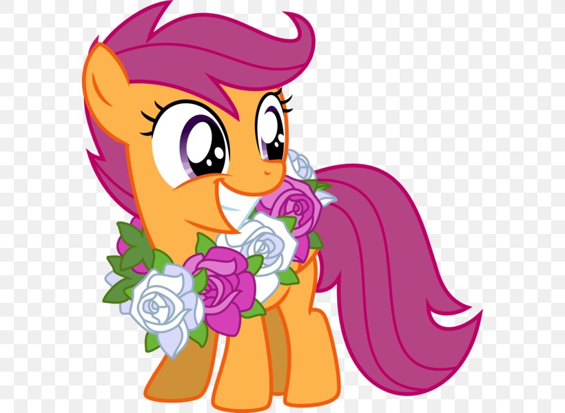 Twilight Sparkle Scootaloo Pony Horse, PNG, 582x600px, Watercolor, Cartoon, Flower, Frame, Heart Download Free