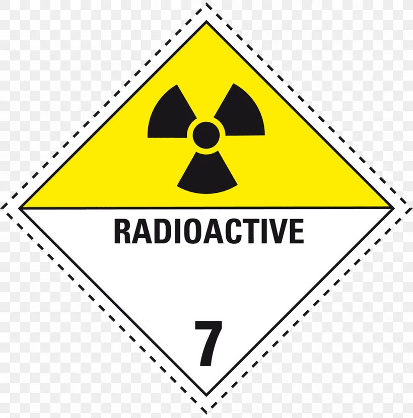 Dangerous Goods HAZMAT Class 7 Radioactive Substances Warning Label Paper, PNG, 948x960px, Dangerous Goods, Area, Brand, Hazard Symbol, Hazchem Download Free