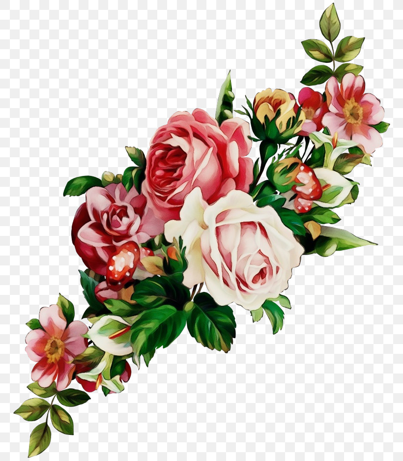 Garden Roses, PNG, 778x938px, Watercolor, Artificial Flower, Bouquet, Camellia, Cut Flowers Download Free