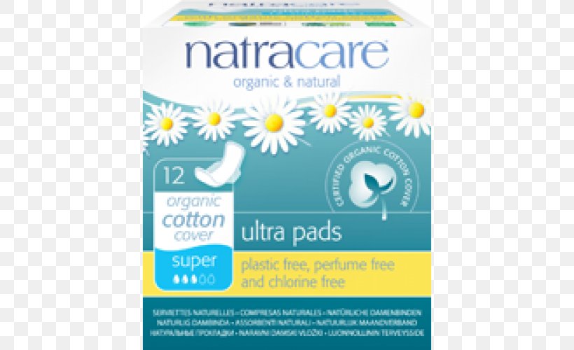 Tampon Sanitary Napkin Feminine Sanitary Supplies Natracare Organic Cotton, PNG, 500x500px, Tampon, Absorption, Brand, Cloth Menstrual Pad, Cotton Download Free