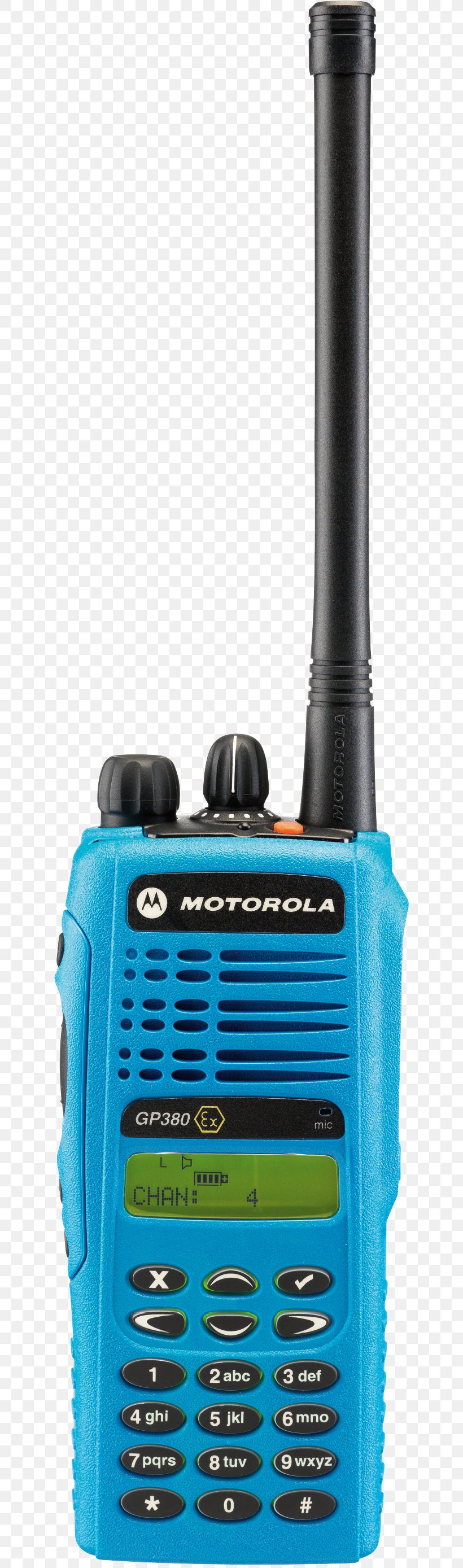 Walkie-talkie Two-way Radio Motorola بی‌سیم ATEX Directive, PNG, 632x2777px, Walkietalkie, Analog Signal, Atex Directive, Cylinder, Electric Blue Download Free