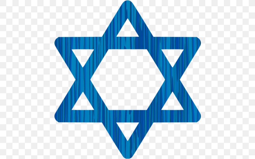 Star Of David Congregation Shirat Ha Yam Judaism Jewish Symbolism, PNG, 512x512px, Star Of David, Aqua, Area, Blue, Culture Download Free