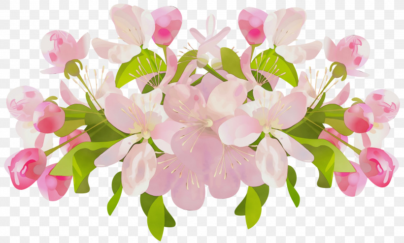 Artificial Flower, PNG, 3000x1810px, Watercolor, Artificial Flower, Blossom, Bouquet, Branch Download Free
