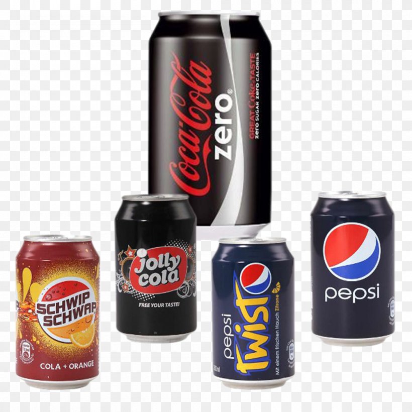 Fizzy Drinks Aluminum Can Coca-Cola Energy Drink Pepsi, PNG, 1000x1000px, Fizzy Drinks, Aluminum Can, Carbonated Soft Drinks, Carbonation, Cocacola Download Free