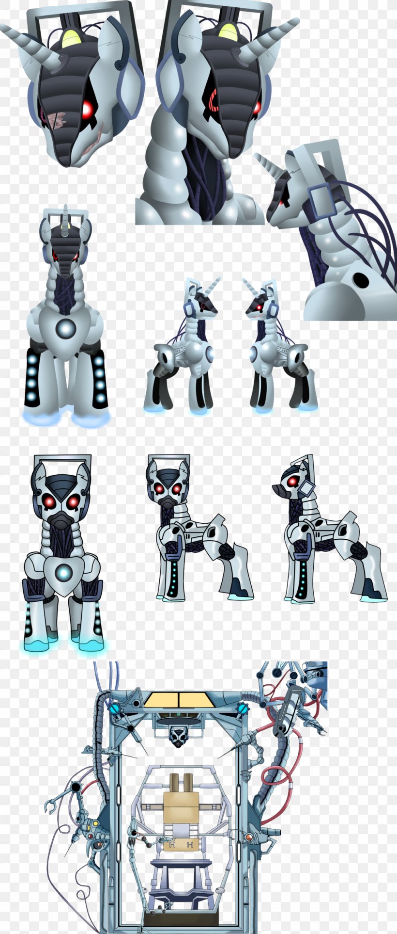 Pony Doctor Cyberman Dalek, PNG, 1024x2406px, Pony, Cartoon, Cutie Mark Chronicles, Cyberman, Dalek Download Free