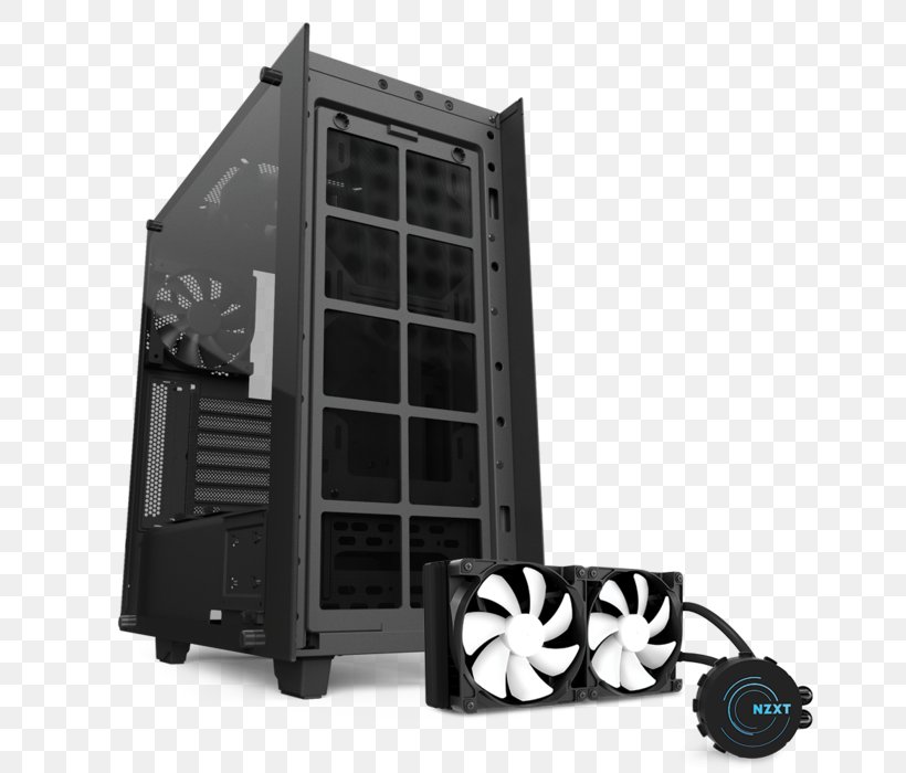 Computer Cases & Housings Power Supply Unit Nzxt ATX Personal Computer, PNG, 700x700px, Computer Cases Housings, Atx, Cable Management, Computer, Computer System Cooling Parts Download Free