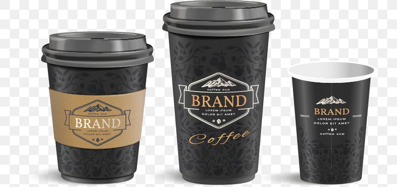 Coffee Cup Cafe Take-out, PNG, 733x386px, Coffee, Brand, Cafe, Coffee Cup, Coffee Cup Sleeve Download Free