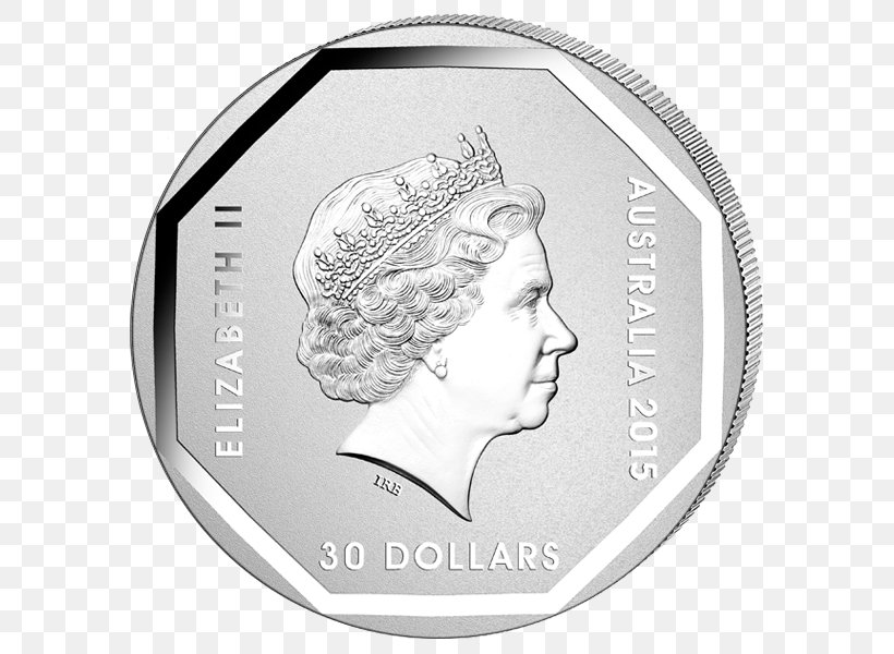 Royal Australian Mint Silver Coin Silver Coin Coins Of Australia, PNG, 600x600px, Royal Australian Mint, Australia, Banknote, Black And White, Coin Download Free