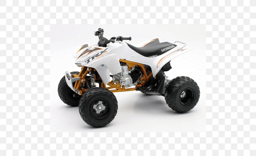 Honda TRX450R All-terrain Vehicle Motorcycle Die-cast Toy, PNG, 500x500px, 112 Scale, Honda, All Terrain Vehicle, Allterrain Vehicle, Automotive Exterior Download Free